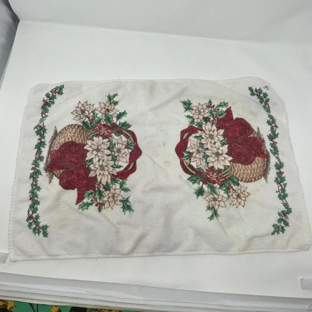 Vintage Christmas‎ Cottagecore Hand Towel Bundle (4pcs)